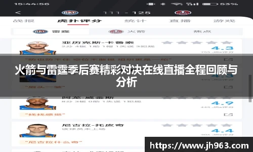 火箭与雷霆季后赛精彩对决在线直播全程回顾与分析